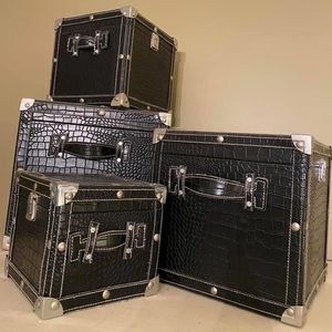 Leather Storage Boxes